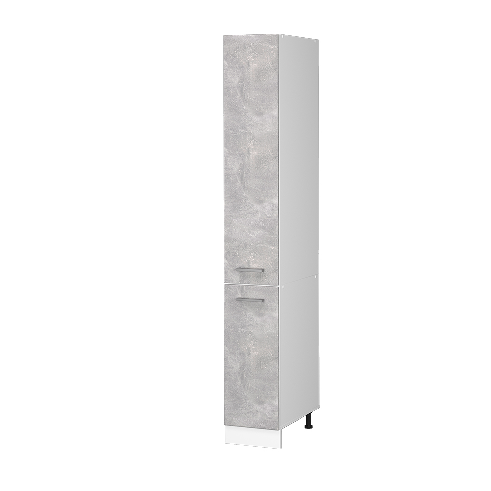 Apothekerschrank "R-Line" Beton/Weiß 30 cm livinity®