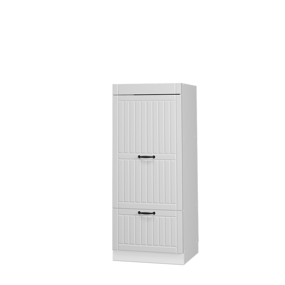 armoire micro-ondes Fame-Line, Blanc campagne/Blanc, 60 cm, Vicco, Blanc, 60 cm