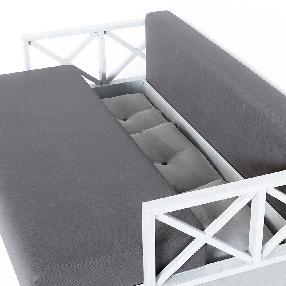 Sofa "Memphis" Grau 210 cm livinity®