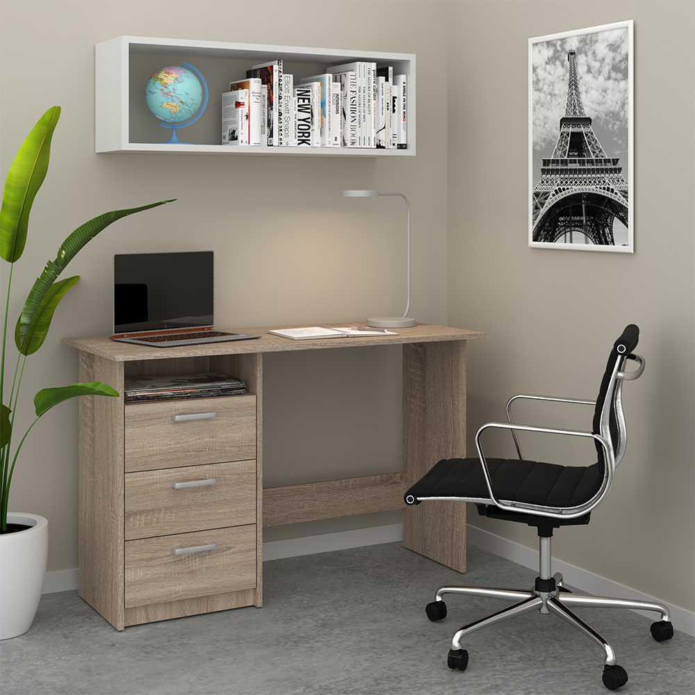 Schreibtisch "Meiko" Sonoma 120 x 50 cm livinity®