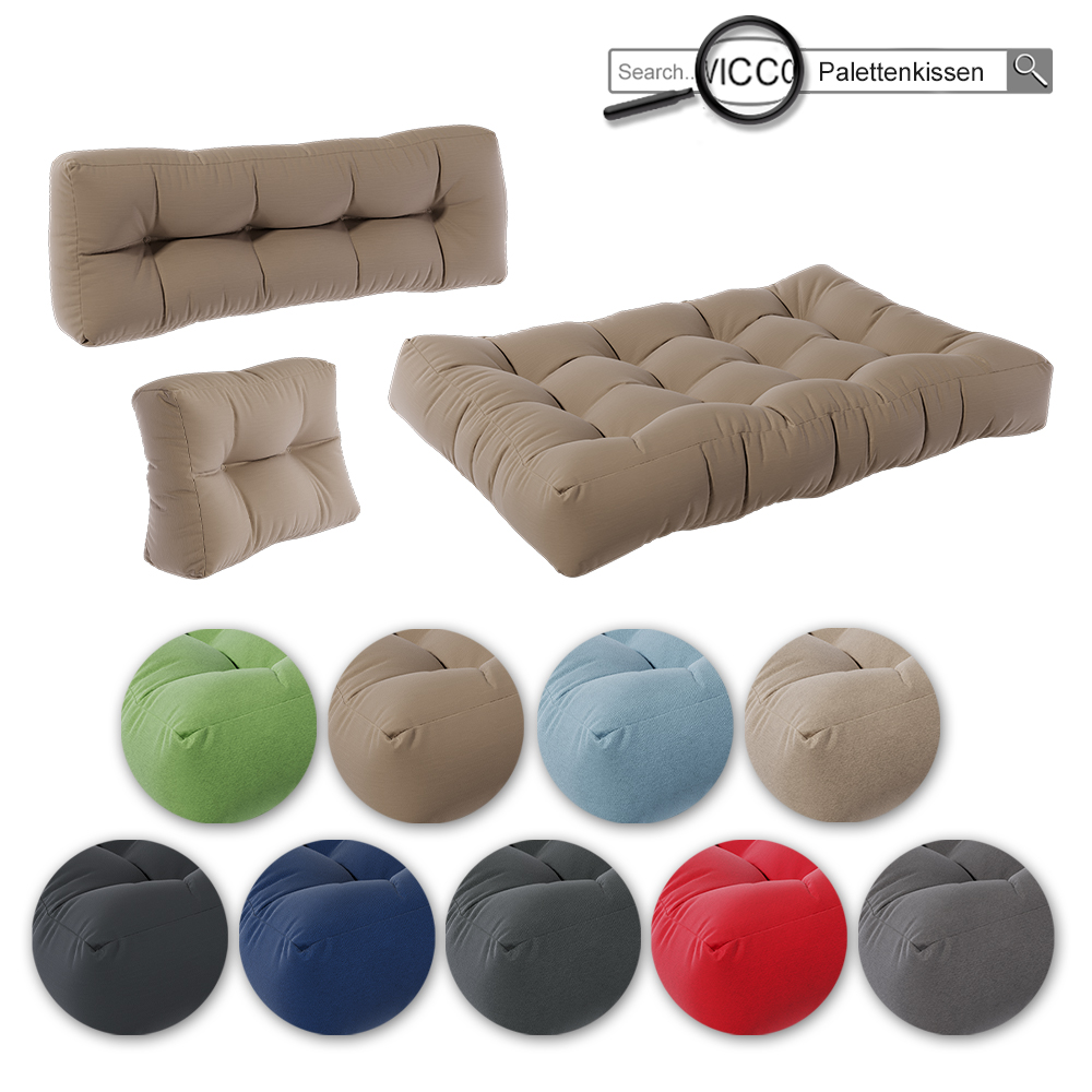 Coussin d'assise Luxe - 2 pièces - insert Stone matelassée pour to –  roba