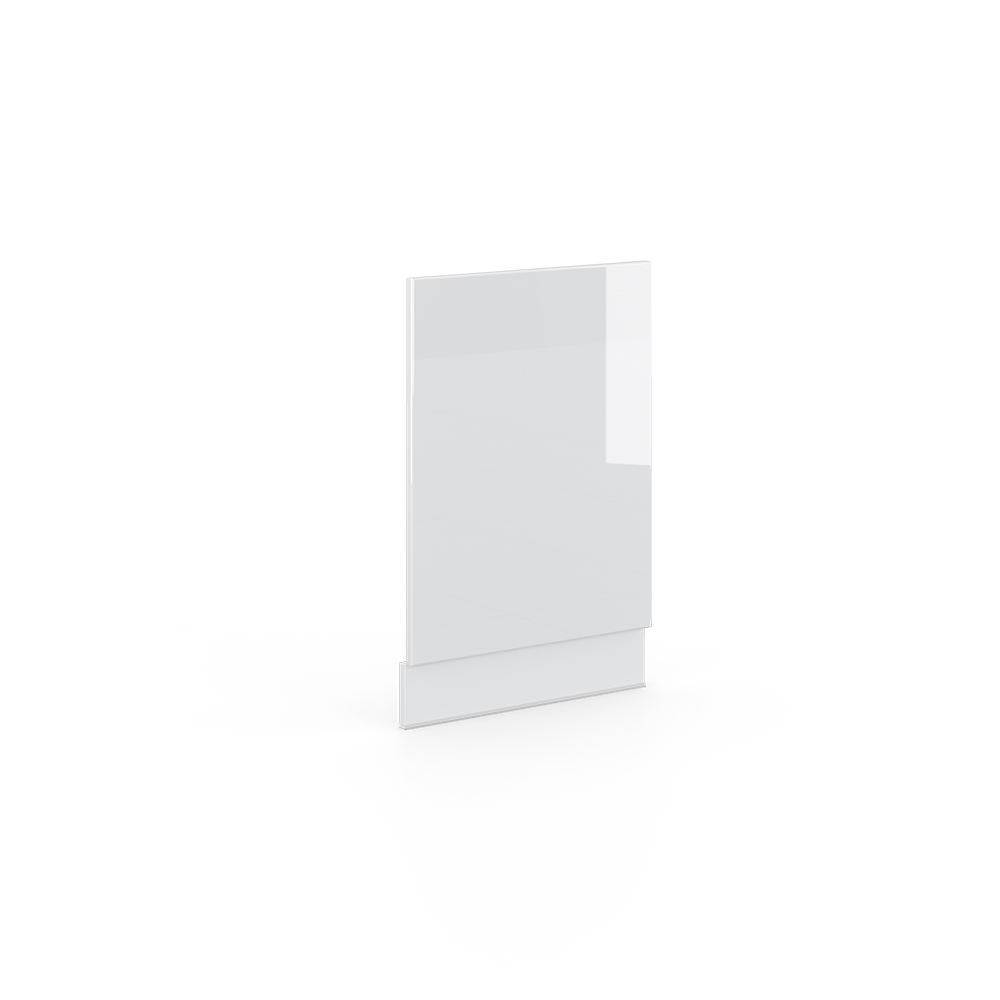 Frontblende "Fame-Line" Weiß Hochglanz/Weiß 45 cm ohne Arbeitsplatte livinity®