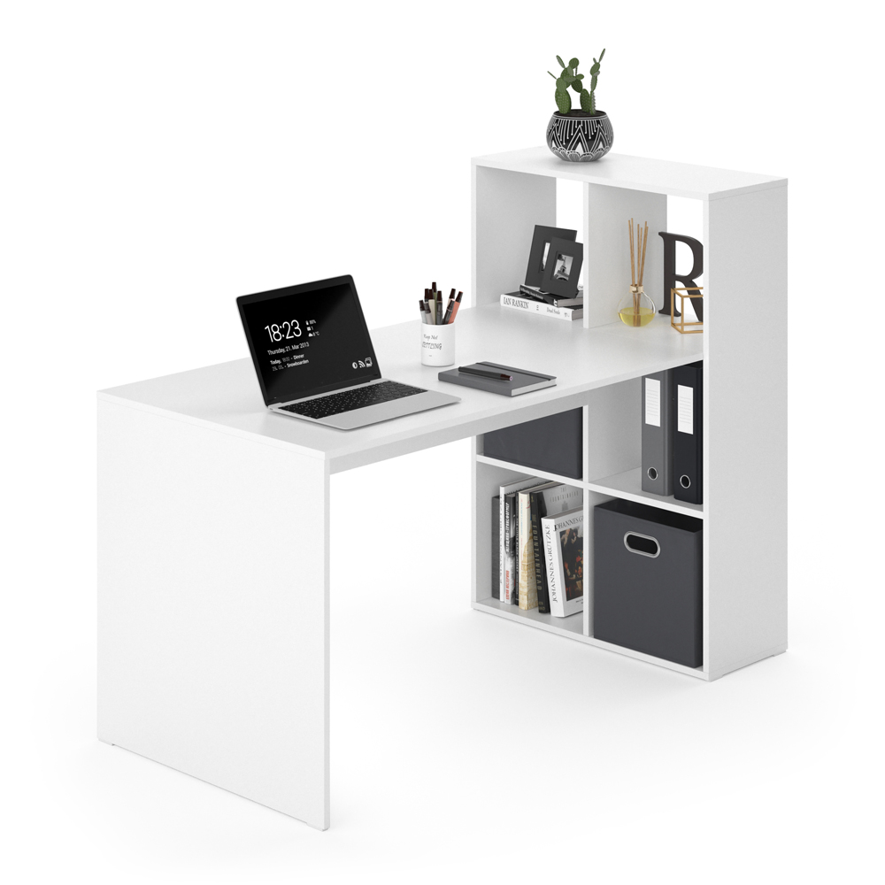 Schreibtisch "Emir" Weiß 72 x 144 cm livinity®