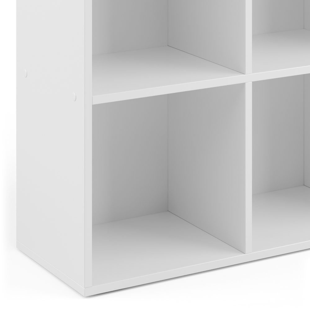 Bücherregal Weiß 72 x 90.2 cm 4 Fächer livinity®
