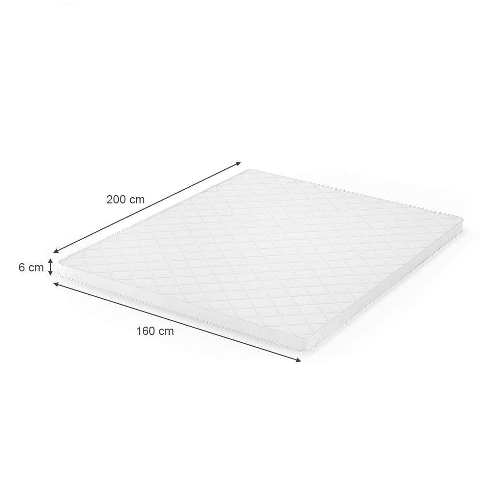 Matratzenschoner Weiß 160 x 200 cm Waschbar, Atmungsaktiv livinity®